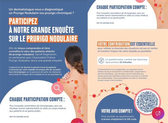 Prurigo nodulaire : une grande enquête nationale pour faire entendre la voix des patients